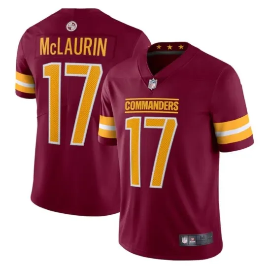 Discover Men's #17 Terry McLaurin Burgundy Game Jersey