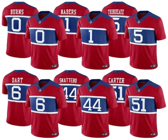 Discover NWT Men's Giants Century Red Game Limited Stitched Jersey