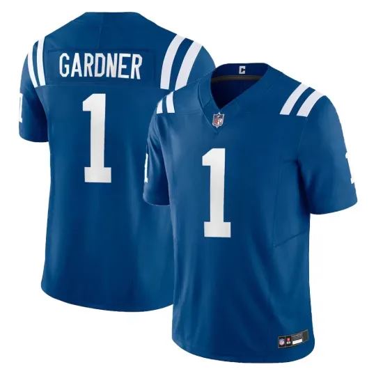 NWT Men's/Youth Colts #1 Ahmad Sauce Gardner Royal Jersey
