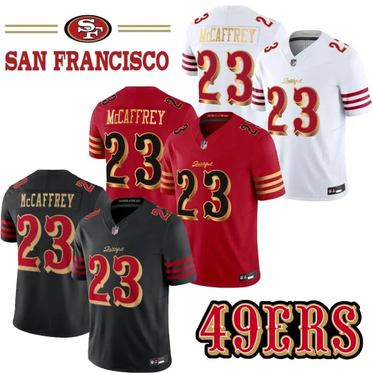 Discover Men's 49ers #23 Christian McCaffrey Rivalries Jersey