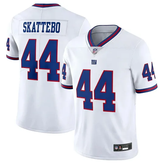 Discover NWT Men's/Youth Giants #44 Cam Skattebo White Alternate Jersey