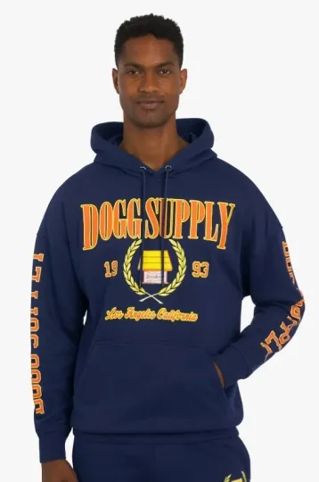 Discover Dogg Supply 1993 By Snoop Dogg Unisex Hoodie LA Navy Size M