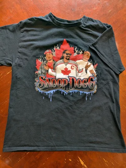 Snoop Dogg Cali to Canada Tour T Shirt Hip Hop Rap Tee Vintage Style