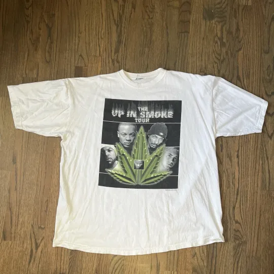 Vintage 2000s The Up In Smoke Tour Eminem Snoop Dogg Dr Dre Shirt