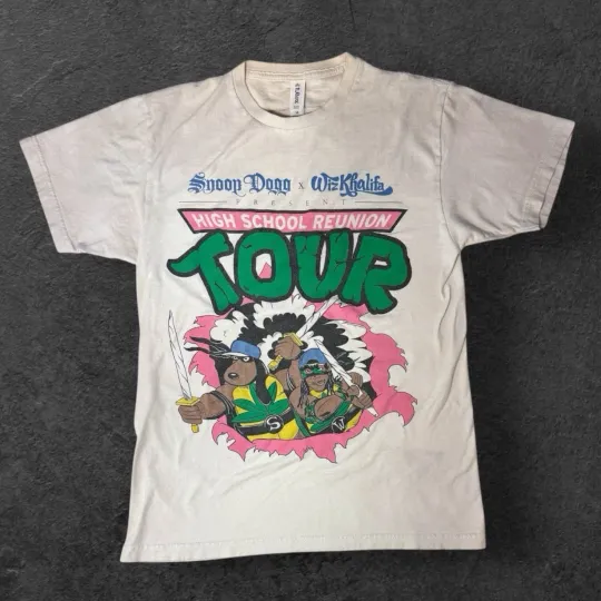 Snoop Dogg Wiz Khalifa High School Reunion Summer Tour 2023 T-Shirt