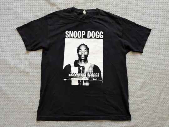 Snoop Dogg Shirt Mens Black Summer Tour 2016 Rap Hip Hop Graphic Tee