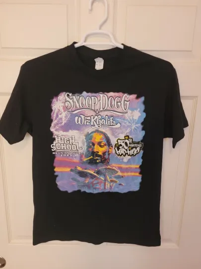 Snoop Dogg & Wiz Khalifa 2023 Reunion High School Tour 50th Shirt Men’s