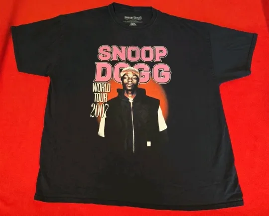 Discover Snoop Dogg 2007 Tour Black T Shirt