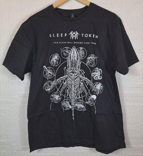 Discover Sleep Token Tomb Whale Official Band Music T Shirt