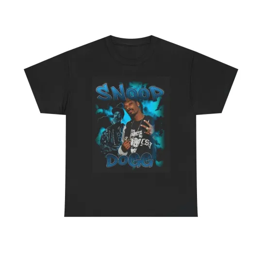 Discover Snoop Dogg Vintage Tour Graphic T-Shirt Comfy Cotton Tee Brand