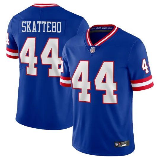 Discover NWT Men's/Youth Giants #44 Cam Skattebo Royal Alternate Limited Stitched Jersey
