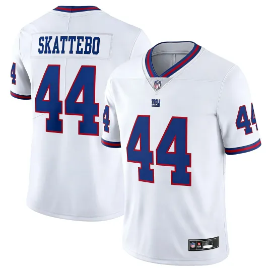 Discover NWT Men's/Youth Giants #44 Cam Skattebo White Alternate Limited Stitched Jersey