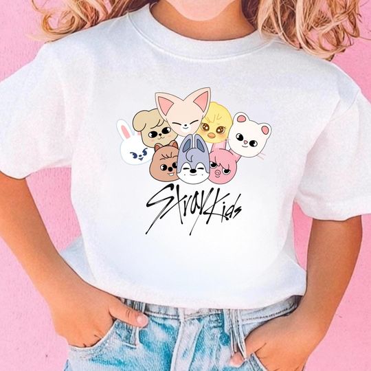 Discover Stray K.ids Fancy Merch Sweatshirt and Hoodie, Cute Kpop Fan Merch, Stray Kids Members Tee Stray Kids World Tour Shirt, Comfort Kpop T-Shirt