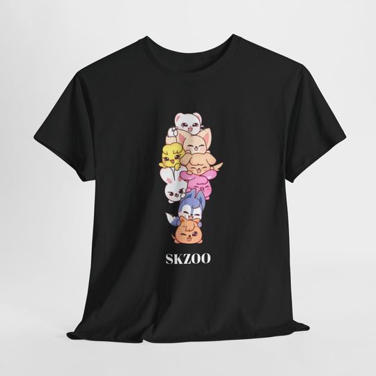 Discover SKZOO Characters T-Shirt | Stray Kids Mascot Tee