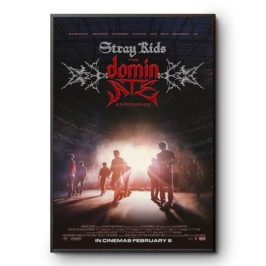 Discover Stray Kids The DOMINATE Experience World Tour 2026 Vertical Poster