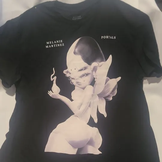 Melanie Martinez Portals Graphic Music T-Shirt Black Cotton Jersey