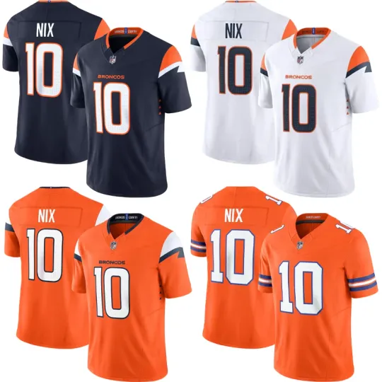 Discover 2025 Men's/Youth Broncos #10 Bo Nix Game Player Limited All Size