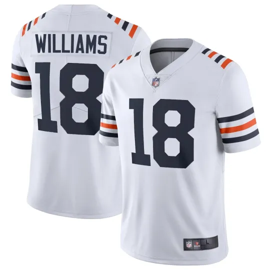 Caleb Williams #18 Men's Bears White 2025 Player Limited Jersey