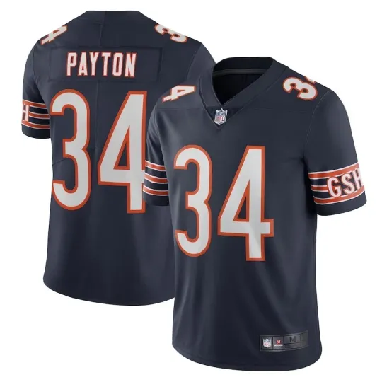 Discover Men's/Youth Bears #34 Walter Payton Navy 2025 Player Jersey