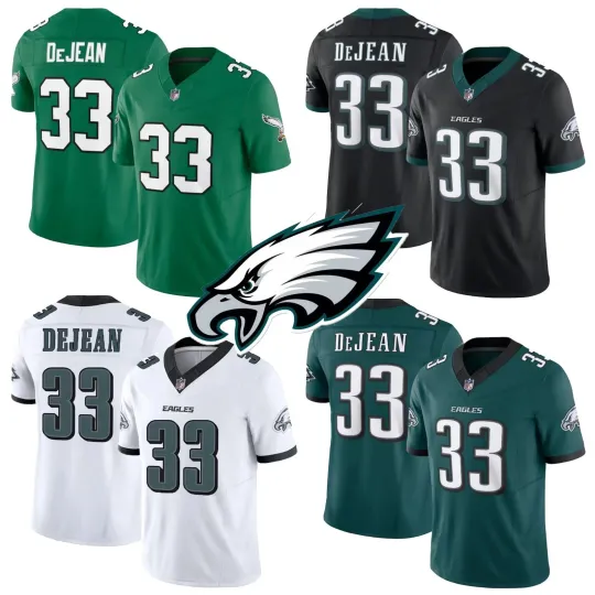 Discover Cooper DeJean #33 Men's/Youth 2025 Eagles Game Jersey Jersey