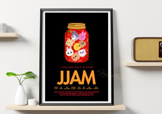 Discover Stray Kids JJAM Poster, Skzoo Kpop Art Print (Digital Download)