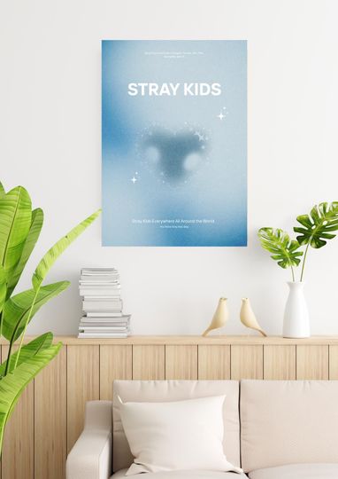 Discover Stray Kids K-Pop Poster Set: A4 Printable Wall Art (Digital Download Pack of 4)