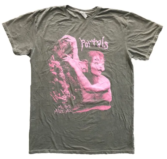 Discover Melanie Martinez Portals Album Fairy T Shirt Boxy Relaxed Sage Green