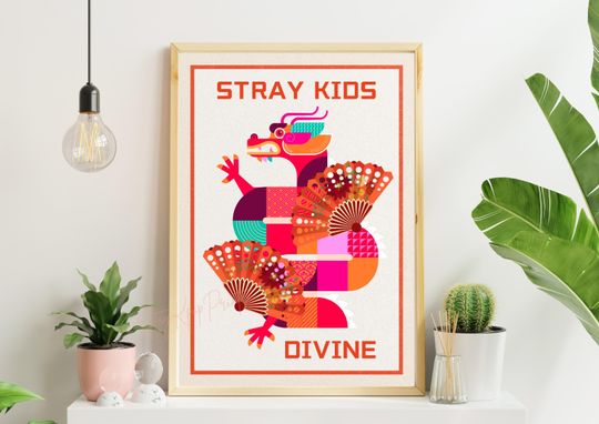 Discover Stray Kids Divine Art Print (Digital Download), SKZ DO IT Poster, Kpop Decor