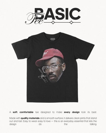 Discover Tyler, the Creator Tee, Vintage Signed Portrait Shirt