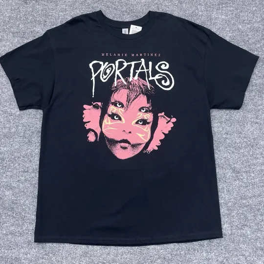 Discover Melanie Martinez Shirt Black Portals Fairy Pop Rock Shirt New