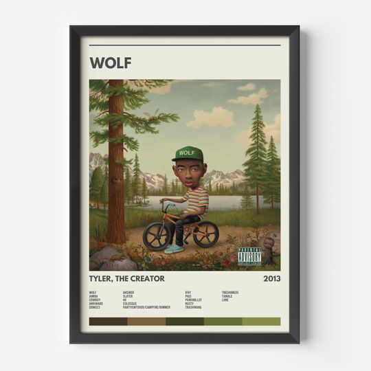 Tyler, The Creator Wolf Album Poster