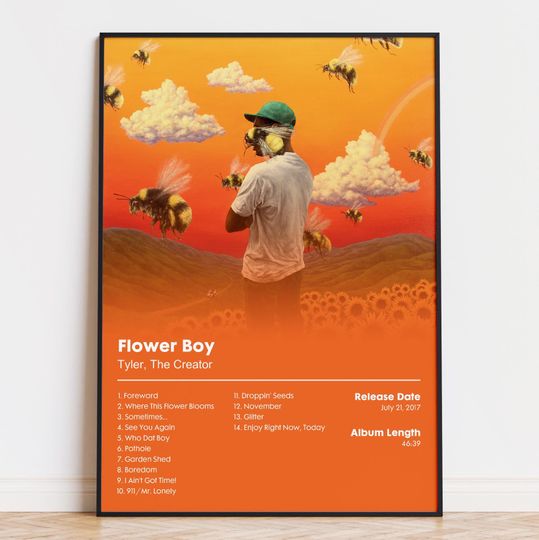 Tyler, The Creator Flower Boy Album Poster