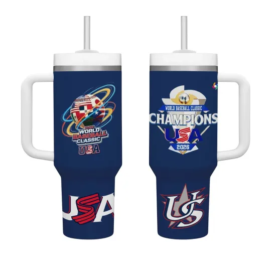 Discover 2026 World Baseball Classic USA Team Stainless Tumbler 40oz