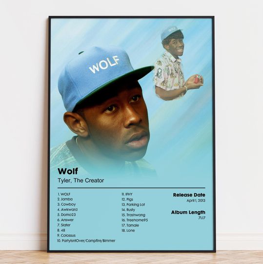 Tyler, The Creator Wolf Album Poster Print