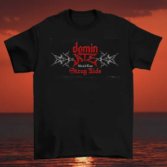 Discover Stray Kids dominATE World Tour 2025 T Shirt Full Size S-5XL