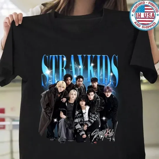 Stray Kids DominATE World Tour US Gift FOr Fan T Shirt Full Size