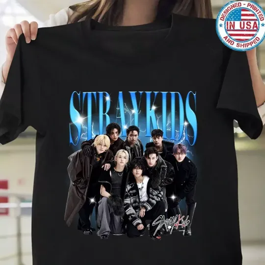 Discover Stray Kids DominATE World Tour US Gift FOr Fan T Shirt Full Size S-5XL
