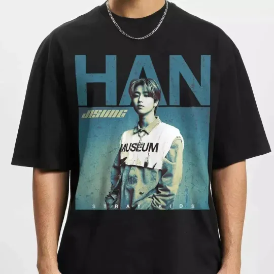 Discover Stray Kids Han Retro Vintage Graphic T-Shirt