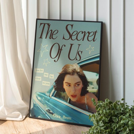 Discover Gracie Abrams Poster - The Secret of Us | Music Video Wall Art (Digital Download)