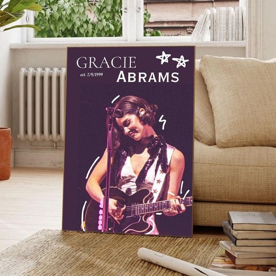 Gracie Abrams Album Cover Poster, Music Decor