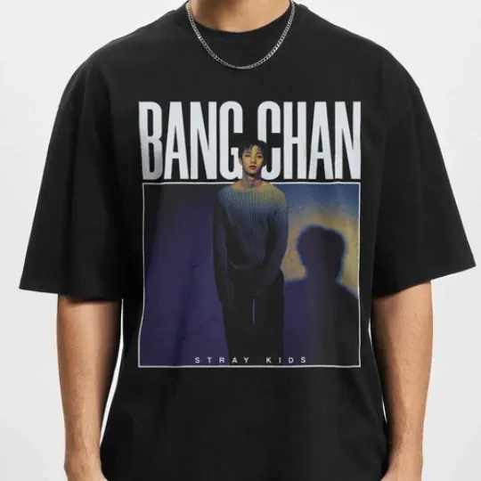 Discover Vintage Bang Chan Stray kids Graphic Shirt, Bang Chan Retro T Shirt, Bang Chan K