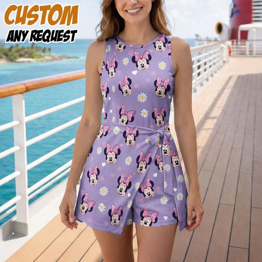 Discover Minnie Mouse Tennis Dress Skirt, Disney Cruise Line Skirt, Women Dress, Dress Skirt For Women, Sport Disney Dress