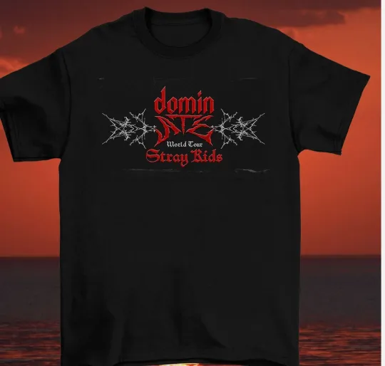 Stray Kids dominATE World Tour 2025 T Shirt Full Size