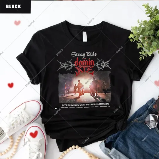 Discover Stray Kids Tour Tee dominATE Experience Shirt - Kpop Fan Merch