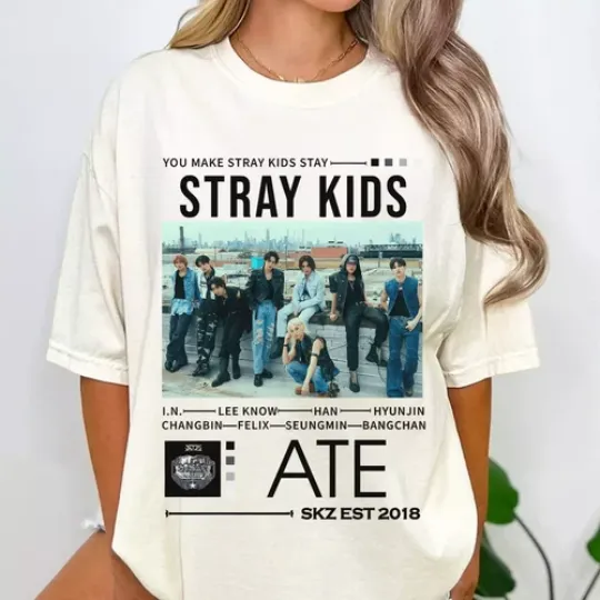 Discover Stray Kids ATE You Make Stray Kids Stay T Shirt Full Size S-5XL