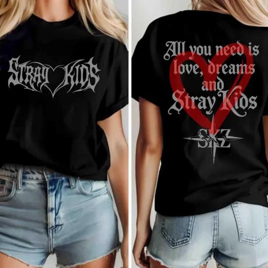 Discover Stray Kids Do It Shirt, Stray Kids Skz Vintage Music T-Shirt