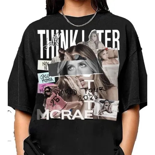 Merry Christmas Tate McRae Merch Tour 2025 Collection Tee