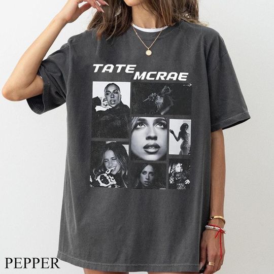 Discover Vintage Tate McRae 2025 Concert TShirt, Miss Possessive Tour 2025, Tate McRae Fan Gift Shirt