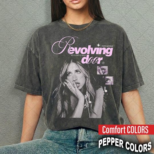 Discover Revolving Door Tate McRae T-Shirt | Song Lyric Tee