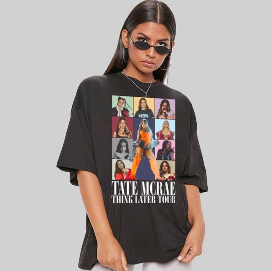 Retro Tate McRae The Think Later Tour T-shirt, Tate McRae Tour Merch, Retro Unisex Tees